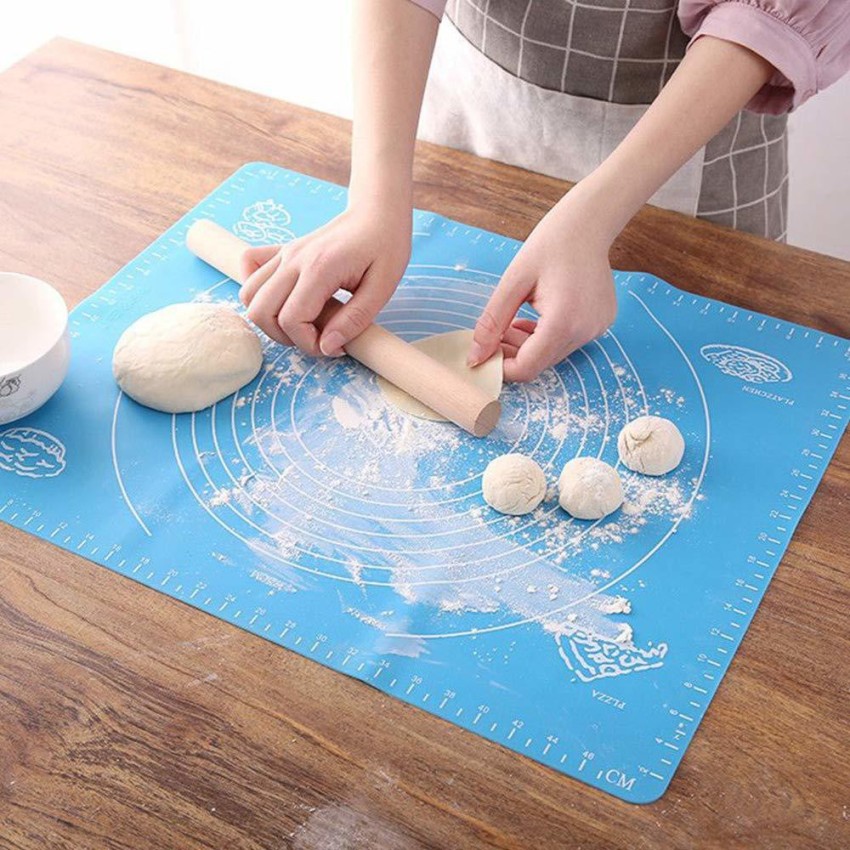 60/50/40cm Silicone Pad Baking Mat Sheet Kneading Dough Mat For