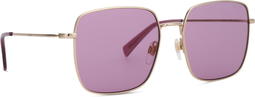 Levi's Women's Lv 1000/S Sunglasses, Lilac/Violet Blue Mirrored