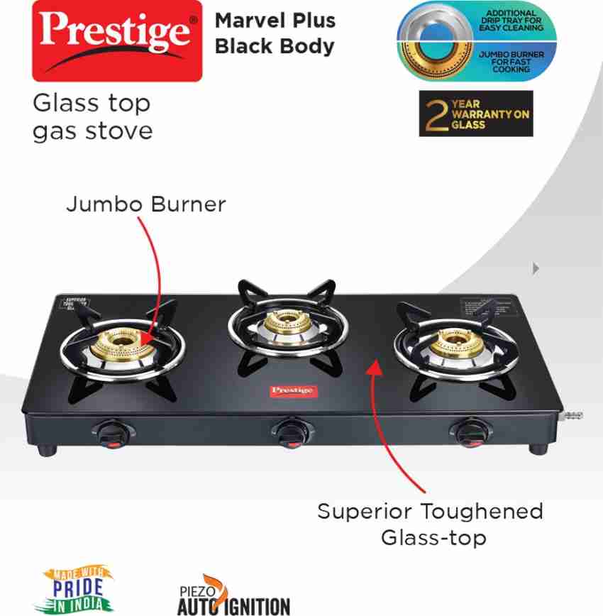 prestige gt 03 l ai glass top gas tables