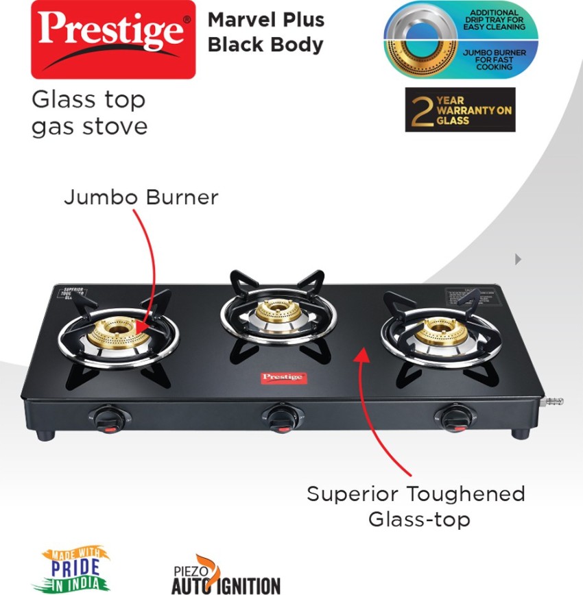 prestige 2 burner gas stove auto ignition price