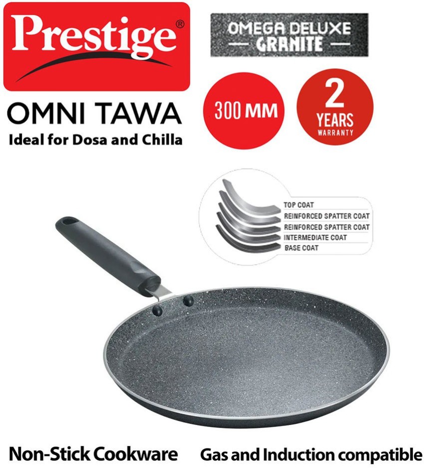 Prestige Hard Anodized Plus Tawa 22.5 MM diameter Price in India