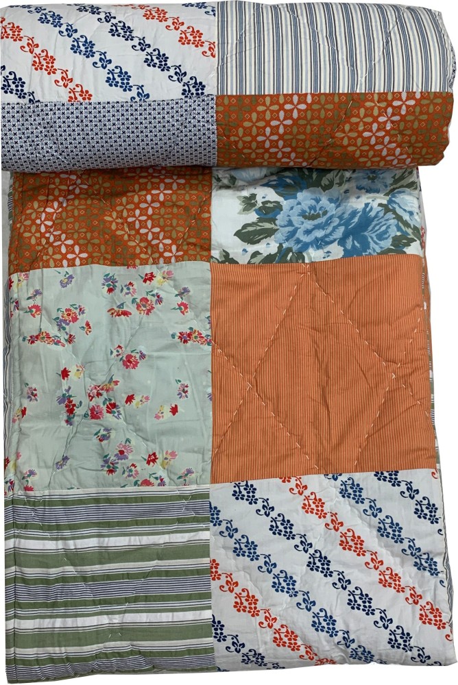 A&A Patchworks Printed Double Quilt for Mild Winter - Buy A&A