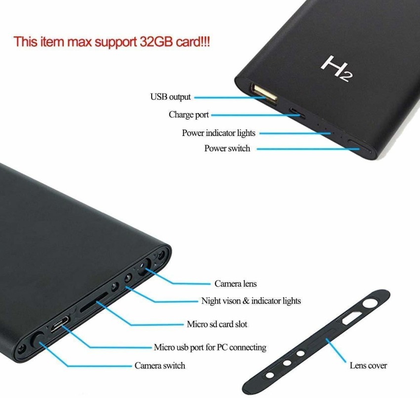 power bank camera h2