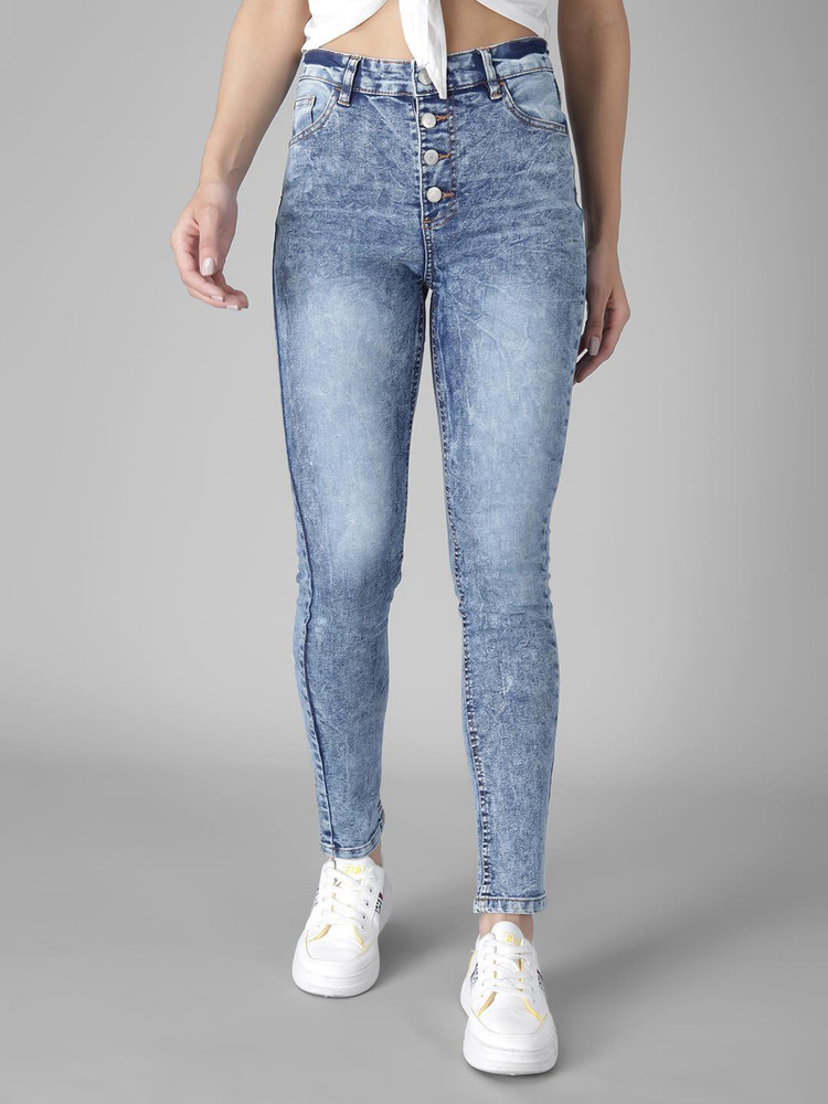 Buy KOTTY Skinny Women Blue Jeans 