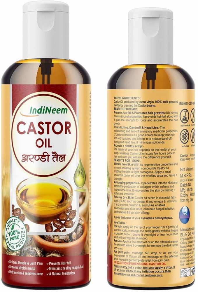 Natural Riches Organic Castor Oil Cold pressed USDA India  Ubuy