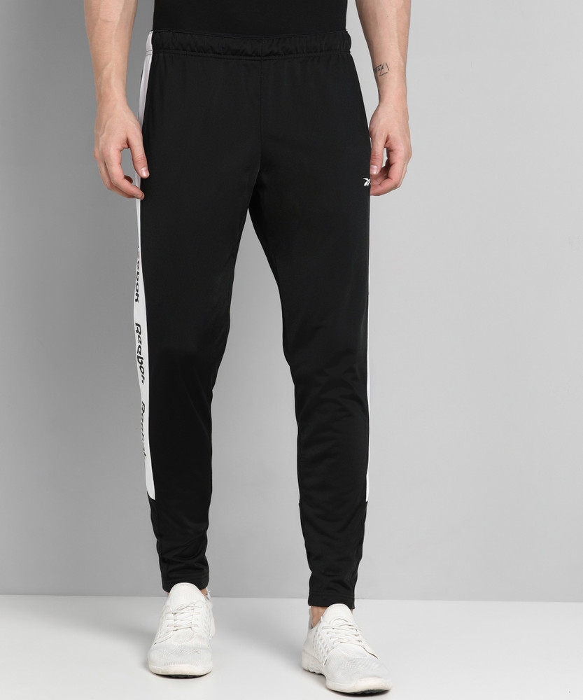 REEBOK Colorblock Men Black Track Pants - Buy REEBOK Colorblock Men Black  Track Pants Online at Best Prices in India | Shopsy.in