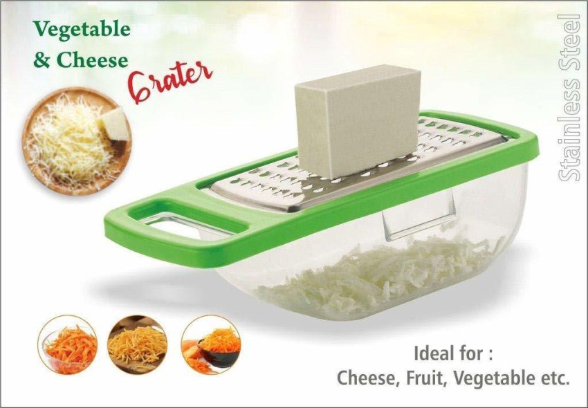 Stainless Steel Cheese Grater with Collector