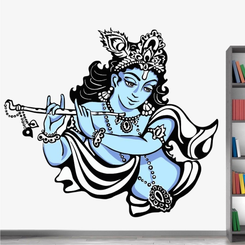 100 Lord Krishna Playing Flute Illustrations RoyaltyFree Vector Graphics   Clip Art  iStock