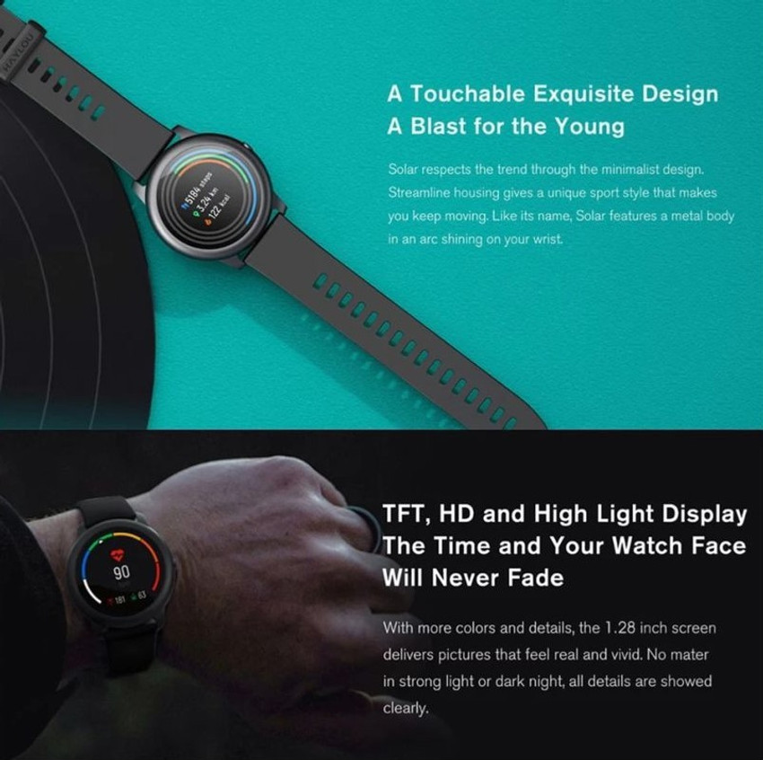 Smartwatch Haylou lite Global Original - HAYLOU SOLAR lite