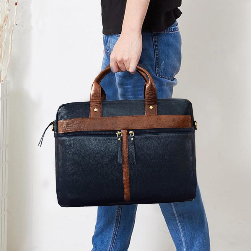 Latest Designer Men and Women Laptop Bags  Sleeves PU Leather Messenger  Travel Office bag