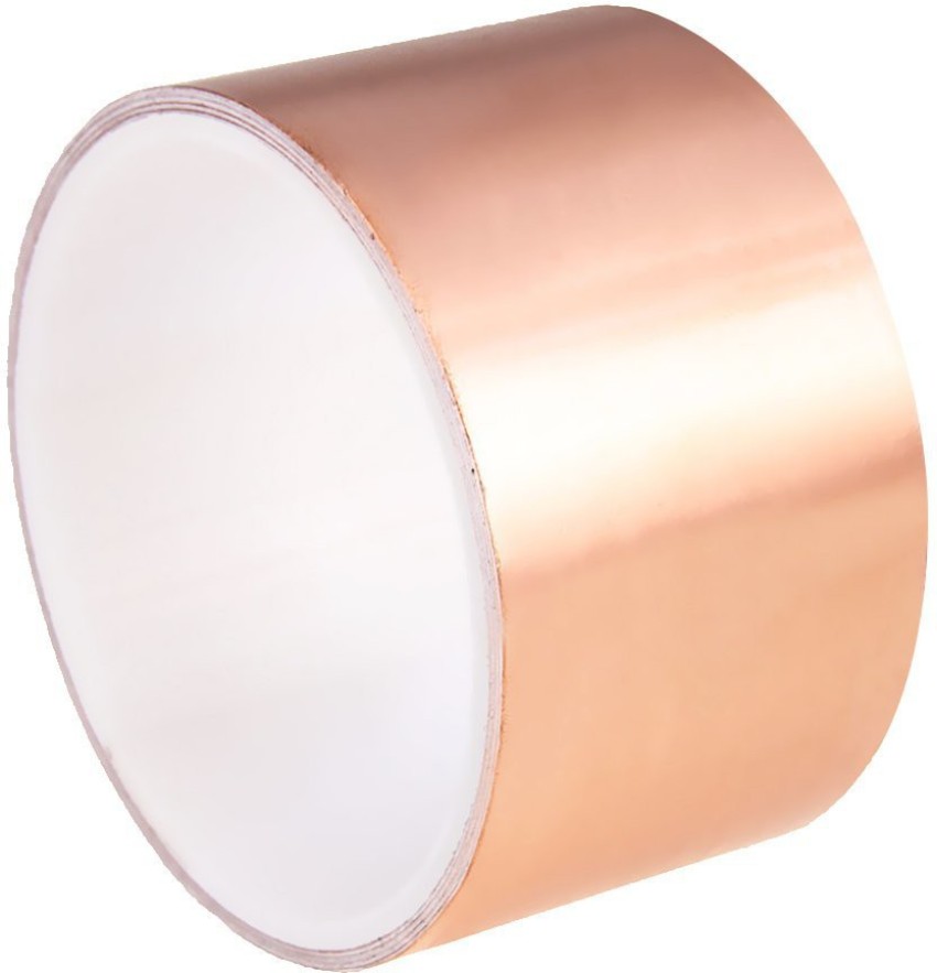 Copper Tape 30m X 50mm, Premium Copper Foil Strip Adhesive Tape