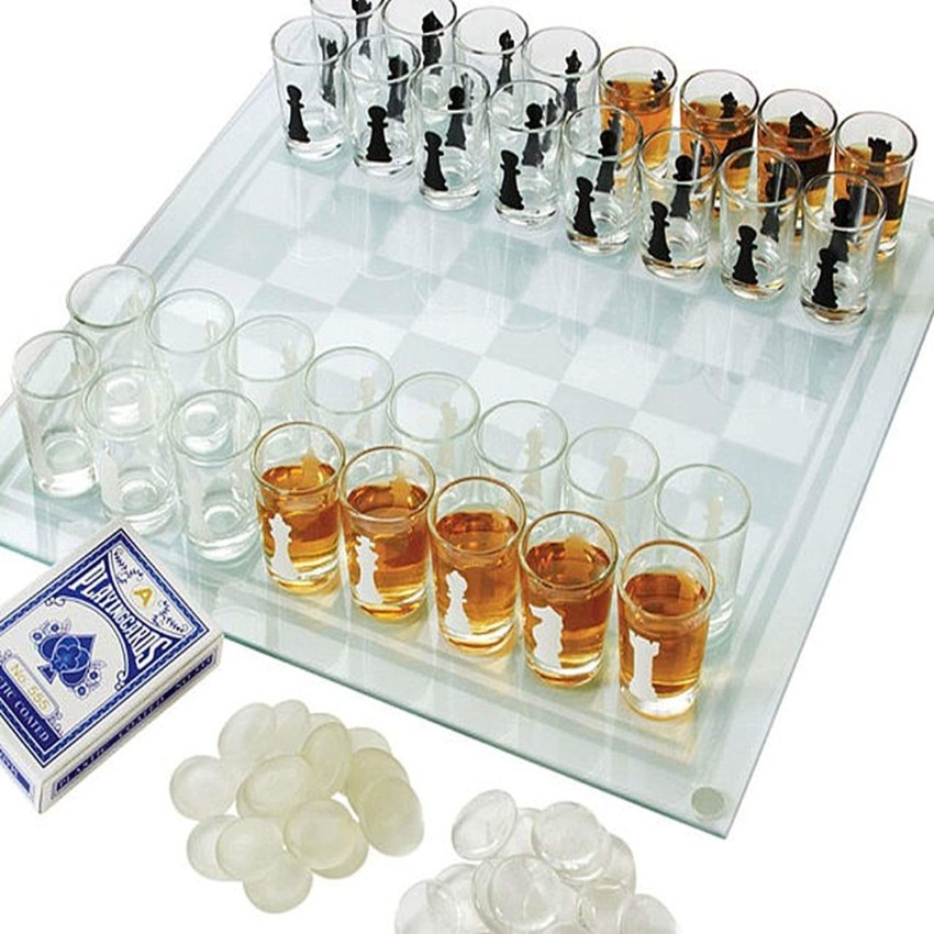 Glass Chess Drinking Game