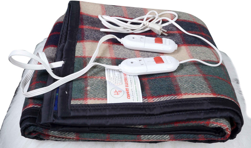 Comfort Checkered Double Electric Blanket for Heavy Winter - Buy Comfort  Checkered Double Electric Blanket for Heavy Winter Online at Best Price in  India | Flipkart.com