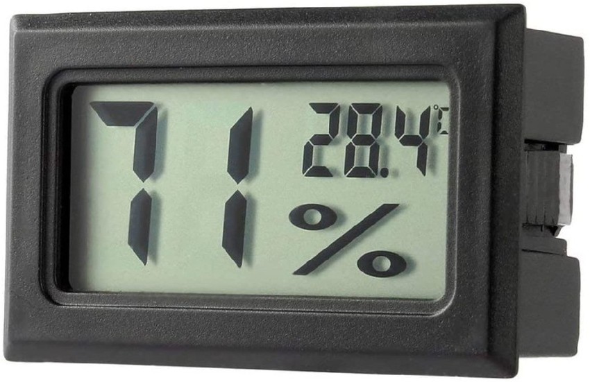 Digital Thermometer Hygrometer, Mini Room Temperature Meter Indoor