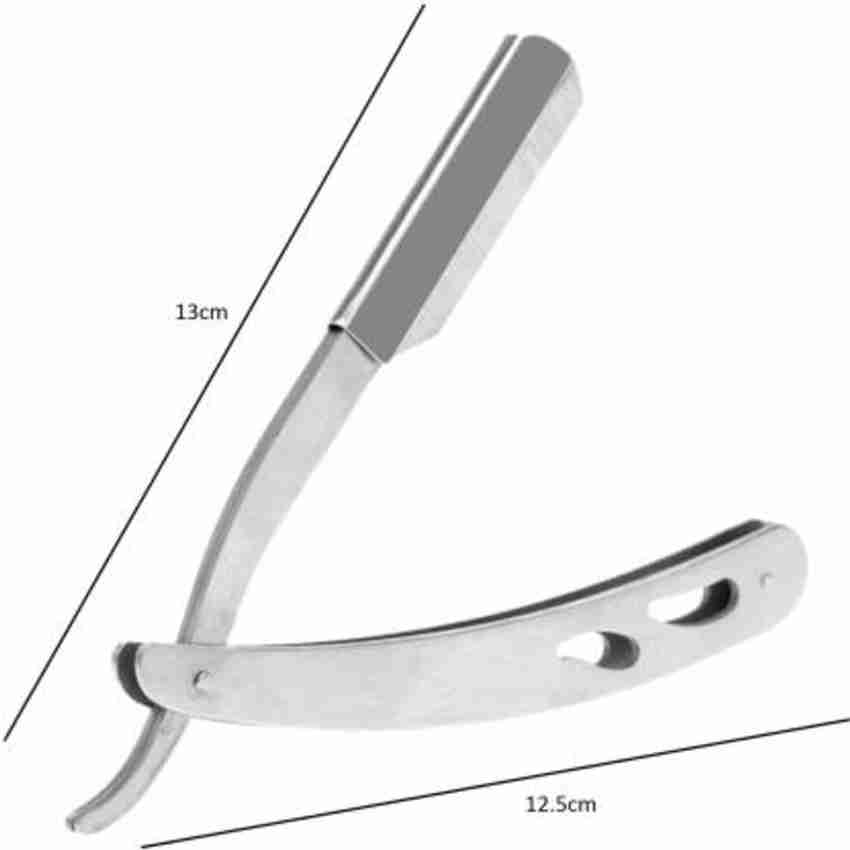 AVEU Barber Stainless Steel Straight Edge Barber Razor Folding Shaving  Shaver Without Blade for Men - Price in India, Buy AVEU Barber Stainless  Steel Straight Edge Barber Razor Folding Shaving Shaver Without