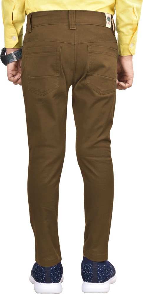 MADE IN THE SHADE Slim Fit Boys Brown Trousers  Buy MADE IN THE SHADE Slim  Fit Boys Brown Trousers Online at Best Prices in India  Flipkartcom