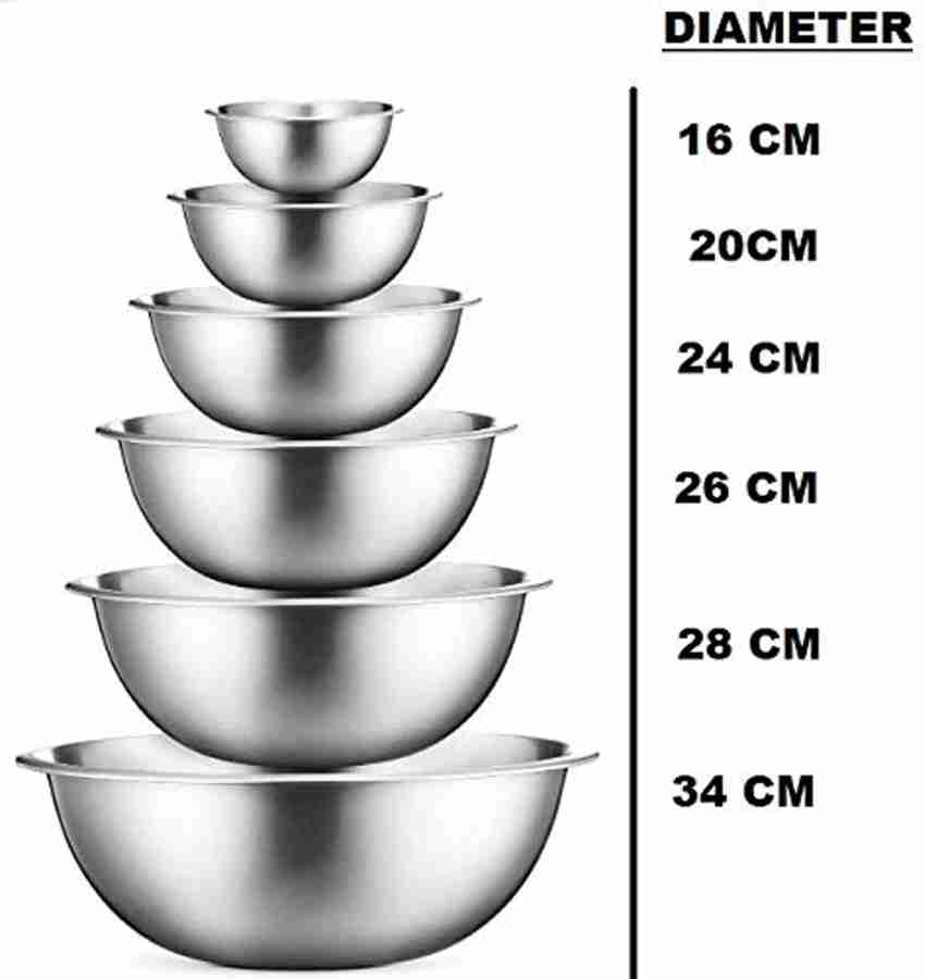 Microwave Safe Bowl Set with Lid, Bowls Set, Microwave Bartan, Microwave  Oven Bowl, Microwave Katori, Mixing Bowl, Steel Bowl Set, Food Storage  Containers, Dinner Serving Bowl Set, Size 16 cm, Set Of