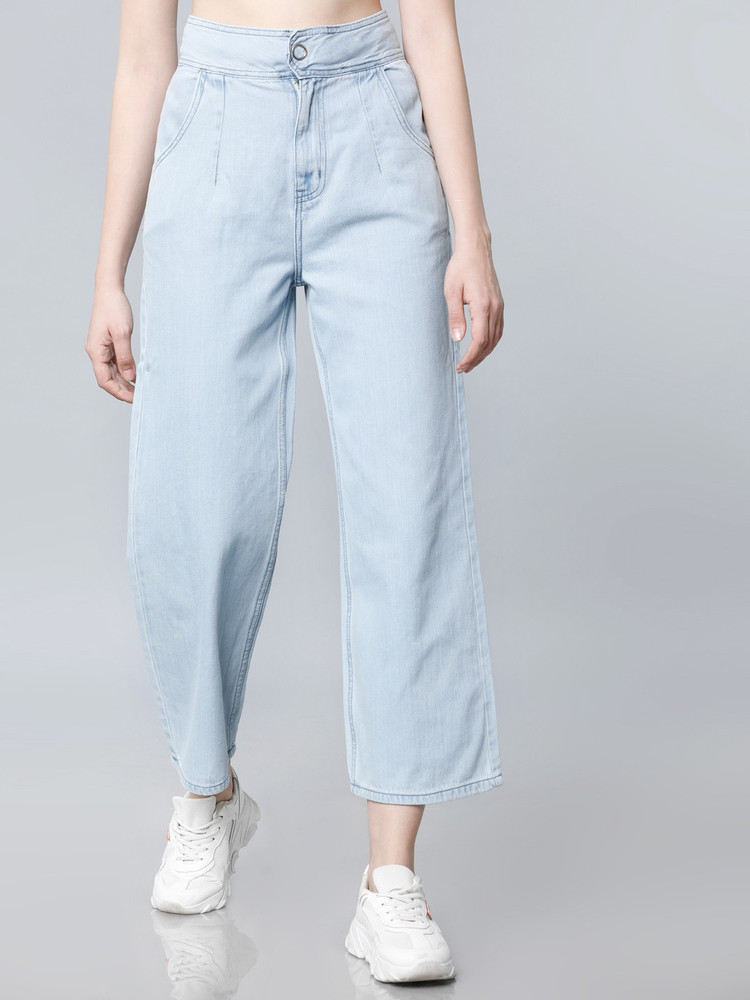 Tokyo Talkies Flared Women Light Blue 