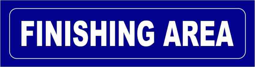 madhusigns Finishing Area Emergency Sign Price in India - Buy