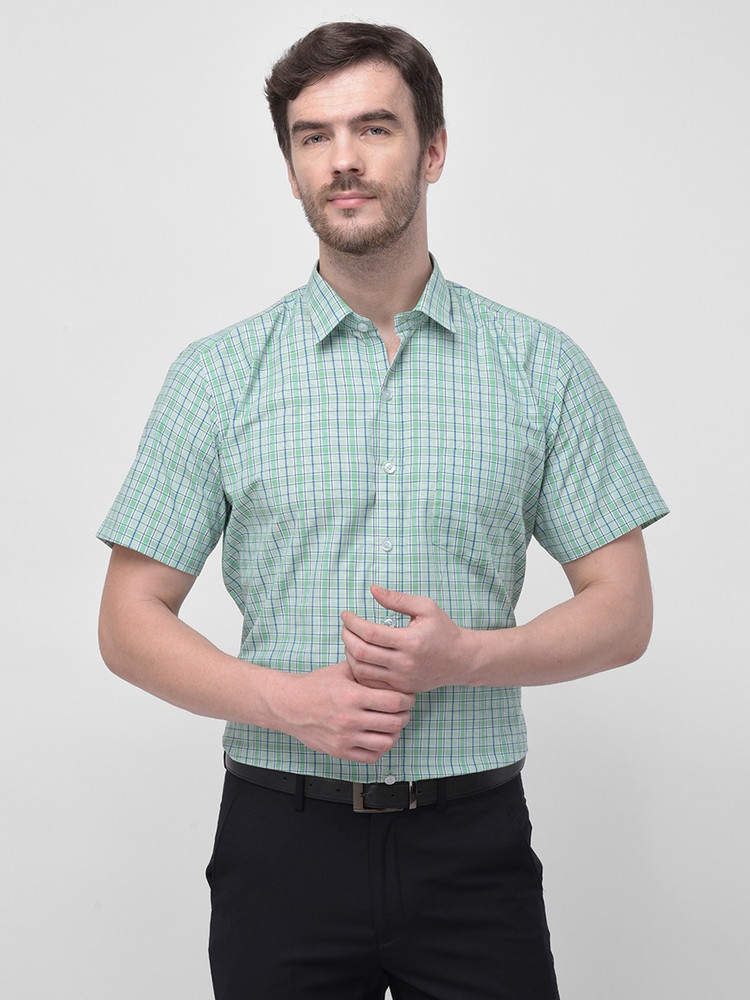 ACCOX Men Checkered Formal Multicolor 