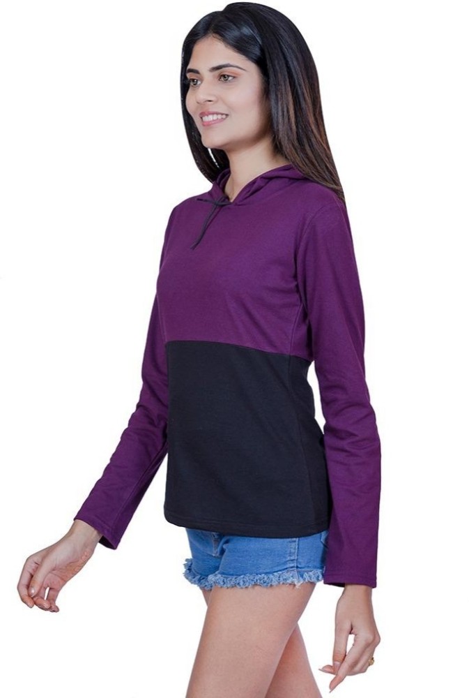 Jersey  Purple and black, Tops & tees, Women shopping