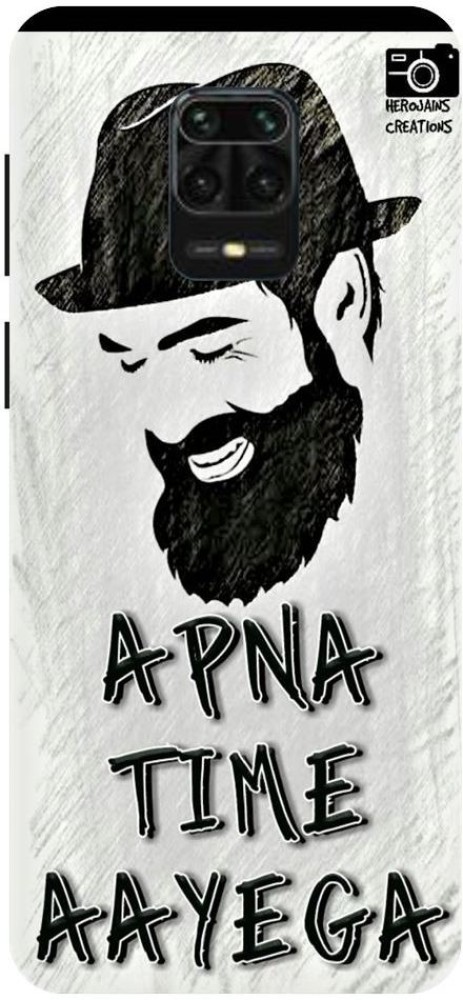 Snapcrowd Back Cover for POCO M2 Pro Apna time Aayega poster back cover -  Snapcrowd : 