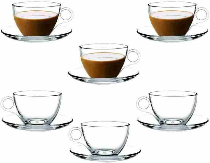 AFAST Glass New Design & Style Transparent Glass Tea/ Coffee Cup With Plate  Set Of Two-wq2 Price in India - Buy AFAST Glass New Design & Style  Transparent Glass Tea/ Coffee Cup