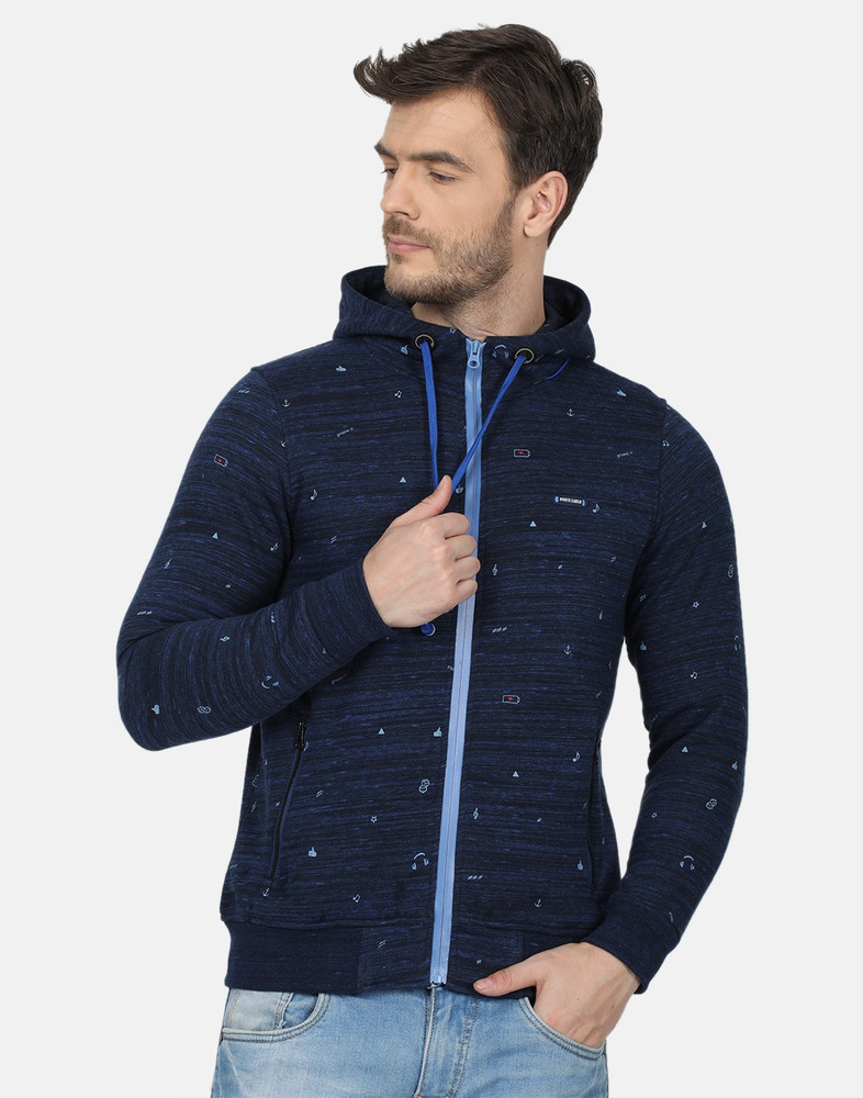 Sleeve Printed Men Sweatshirt 