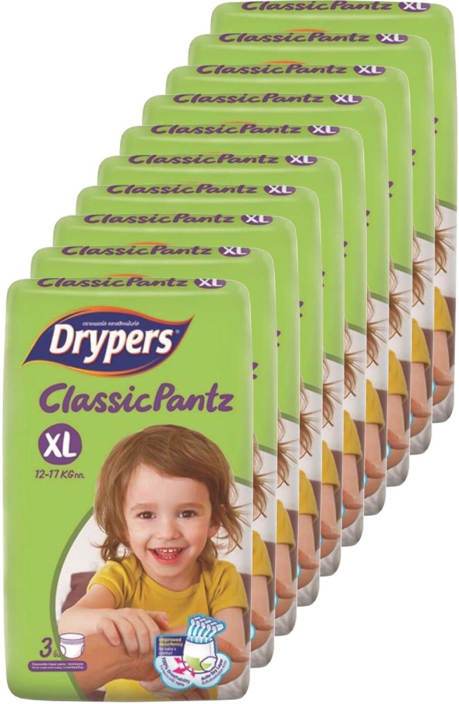 DRYPERS DryPantz Baby Diaper Mega Pack 3xL48