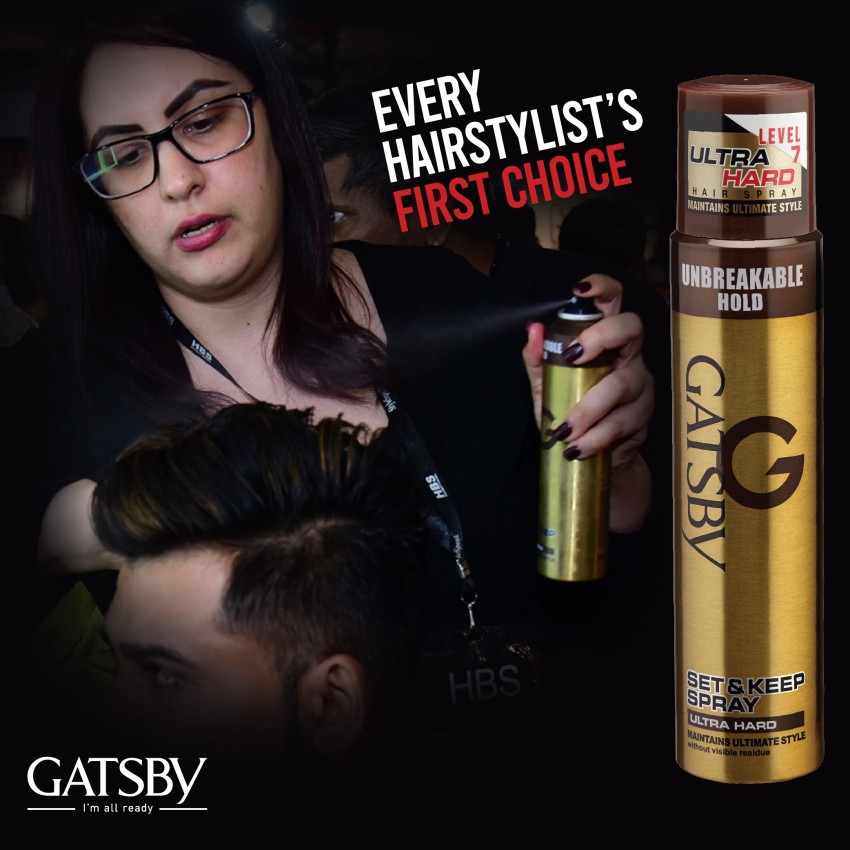 Buy Gatsby Set  Keep hair Spray super hard level 4 200ml  50ml extra  Online on Discounted Price in Srinagar  SaharMall