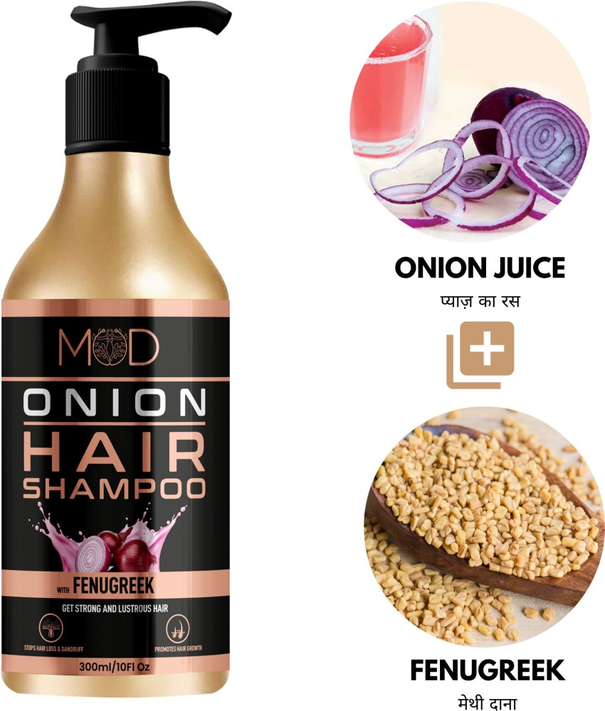 MOD Onion Hair Shampoo with Fenugreek – Chemical Free Hair Shampoo - in India, Buy MOD Onion Hair Shampoo with Fenugreek – Chemical Free Hair Shampoo Online India, Reviews, Ratings