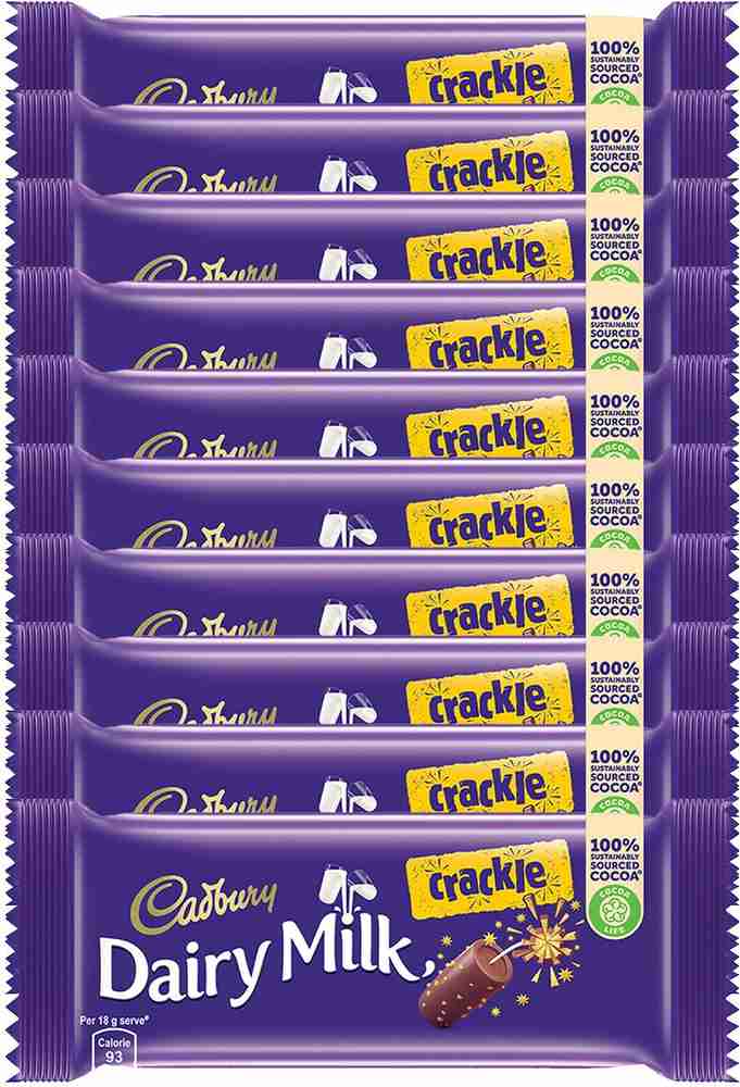 Cadbury Dairy Milk Crackle Chocolate Bar, 36 G, 53 OFF