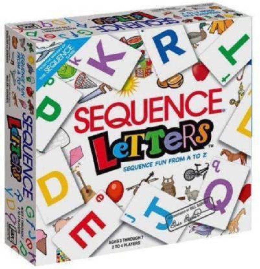 CRAZY DEALS Sequence Letter Game - Sequence Game from A-Z for Kids  Educational Board Games Board Game Party & Fun Games Board Game Word Games  Board Game - Sequence Letter Game 