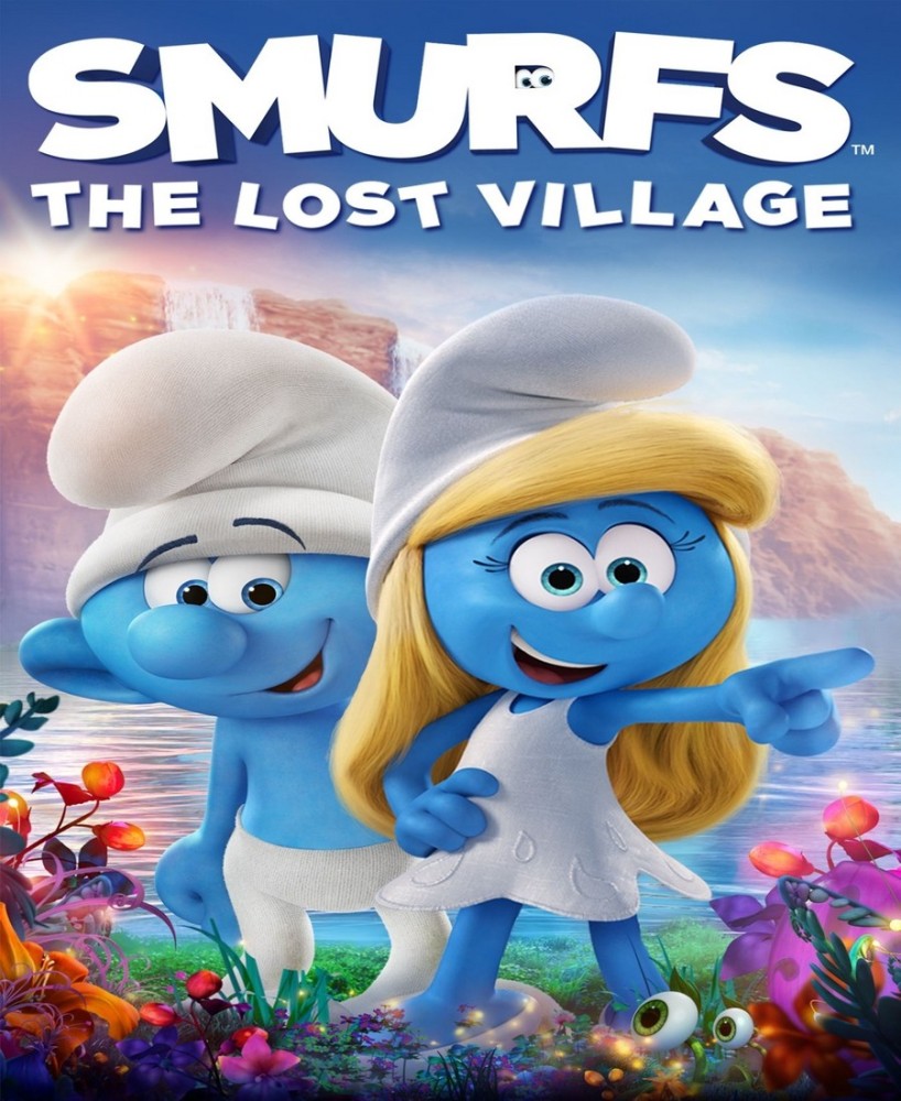 Smurfs: The Lost Village (dual audio Hindi and English) HD print clear audio  it's burn DATA DVD play only in computer or laptop it's not original  without poster Price in India -