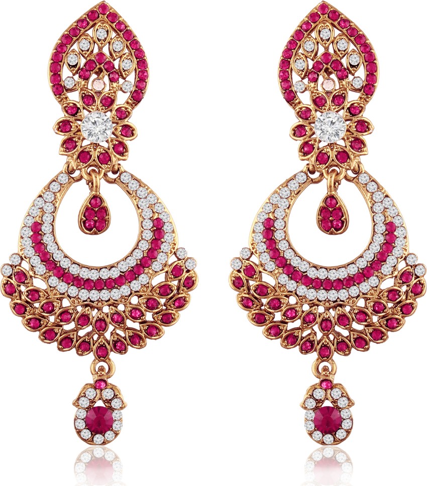 Flipkartcom  Buy VAANYA Kundan Jhumka earrings Woman Multicolour Coral  Silver Jhumki Earring Alloy Jhumki Earring Online at Best Prices in India