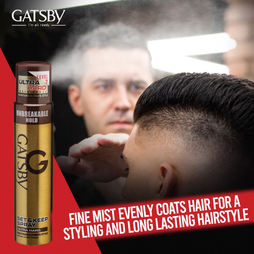 Gatsby Set And Keep Ultra Hard Hair Spray  250Ml Gender Male at Best  Price in Coimbatore  Commerce India