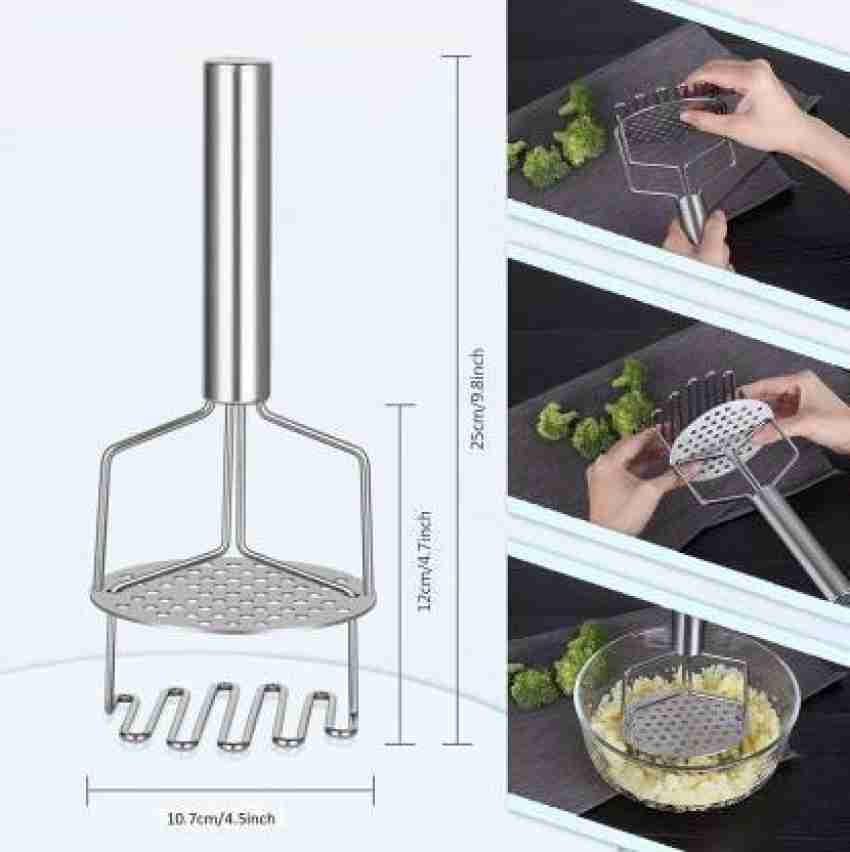 Stainless Steel Potato Masher Heavy Duty, Hand Smasher Kitchen Tools For  Beans, Vegetables, Avocado, Food And Friut