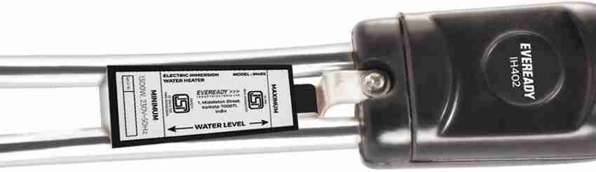 EVEREADY IH402 1500 W Immersion Heater Rod Price in India - Buy EVEREADY  IH402 1500 W Immersion Heater Rod online at Flipkart.com