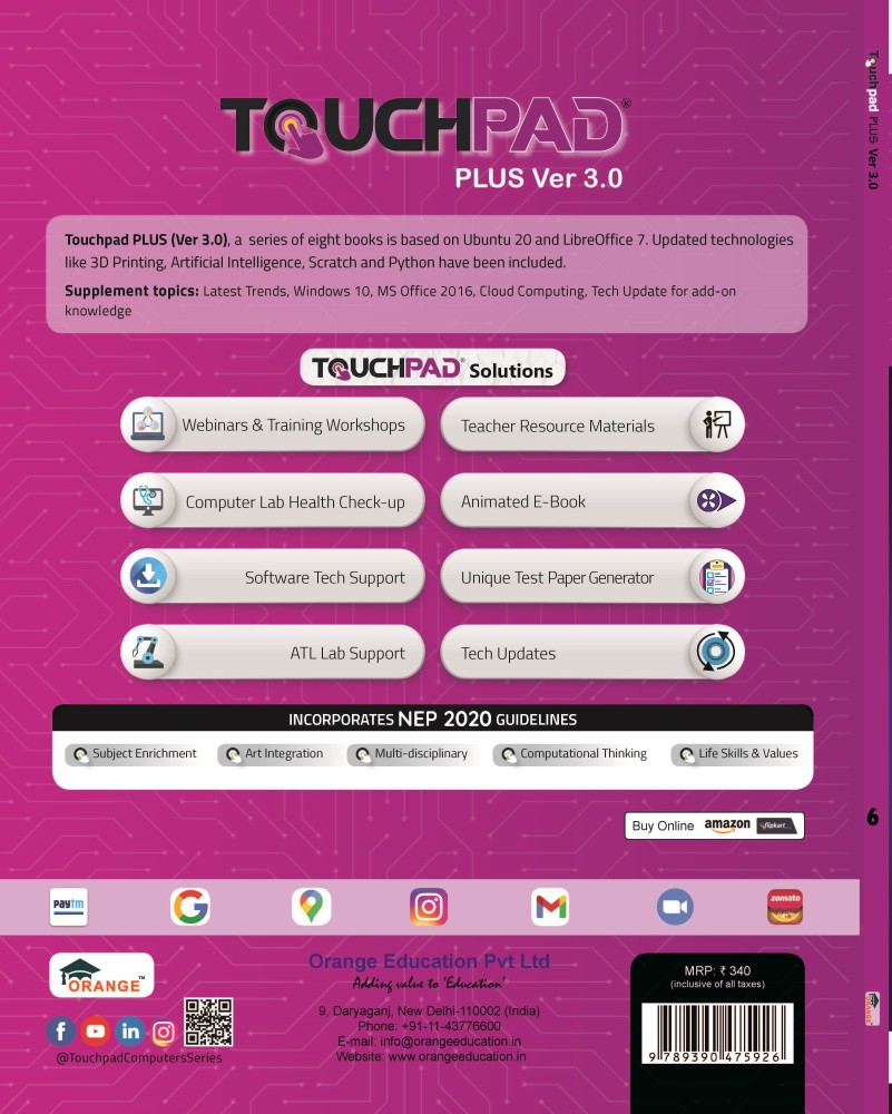 Touchpad Plus Ver. 3.1 Class 6 by Geeta Zunjani - Ebook