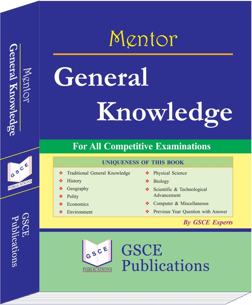 Mentor General Knowledge Book For All Competitive Examinations ...