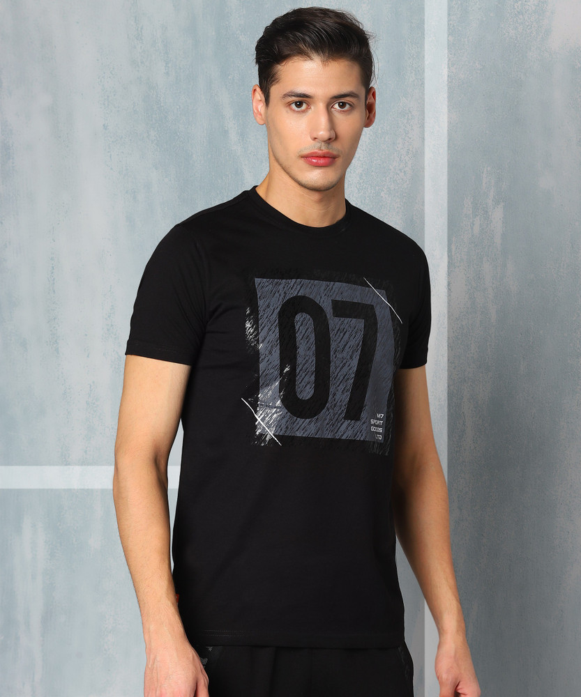 M7 By Metronaut Printed Men Round Neck 