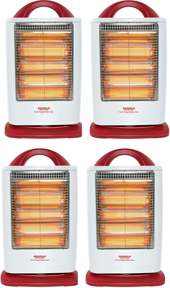 MAHARAJA WHITELINE Lava (HH-100) pack of 4 Halogen Room Heater Price in  India - Buy MAHARAJA WHITELINE Lava (HH-100) pack of 4 Halogen Room Heater  online at Flipkart.com