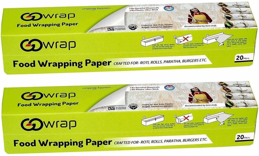 Buy Pearsilk 2 Pcs Combo Pack of Butter Paper 25 Meters, Food Wrapping  Paper, Parchment Paper
