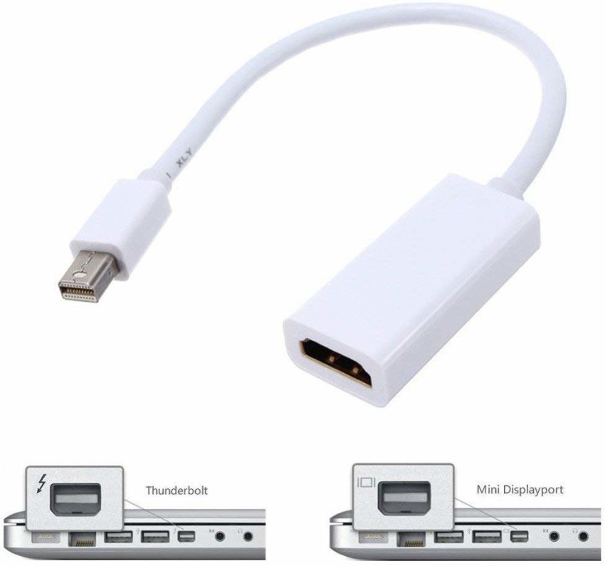 vcony TV-out High Updated Mini Displayport Thunderbolt to HDMI Adapter for Unibody MacBook Pro iMac MacBook Air Mac Mini Laptop (37.1 cm, - vcony : Flipkart.com