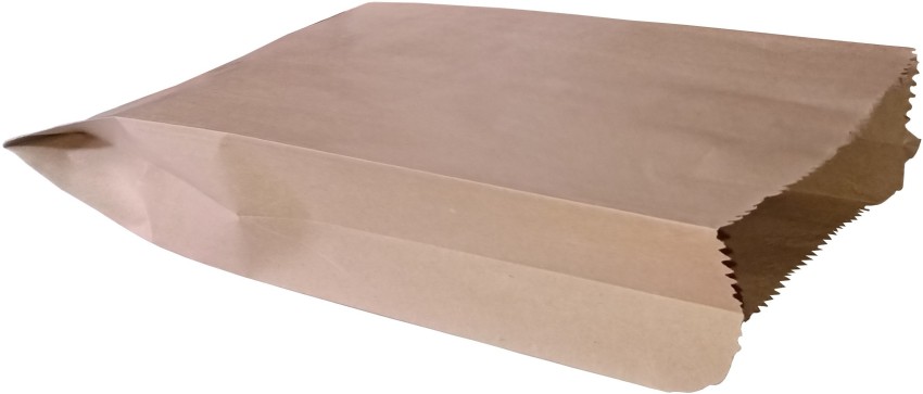 [50 Pack] Heavy Duty Kraft Paper Bags with Handles 13 x 10 x 5 12 lb Twisted Rope Retail Shopping Gift Durable Natural Brown Barrel Sack