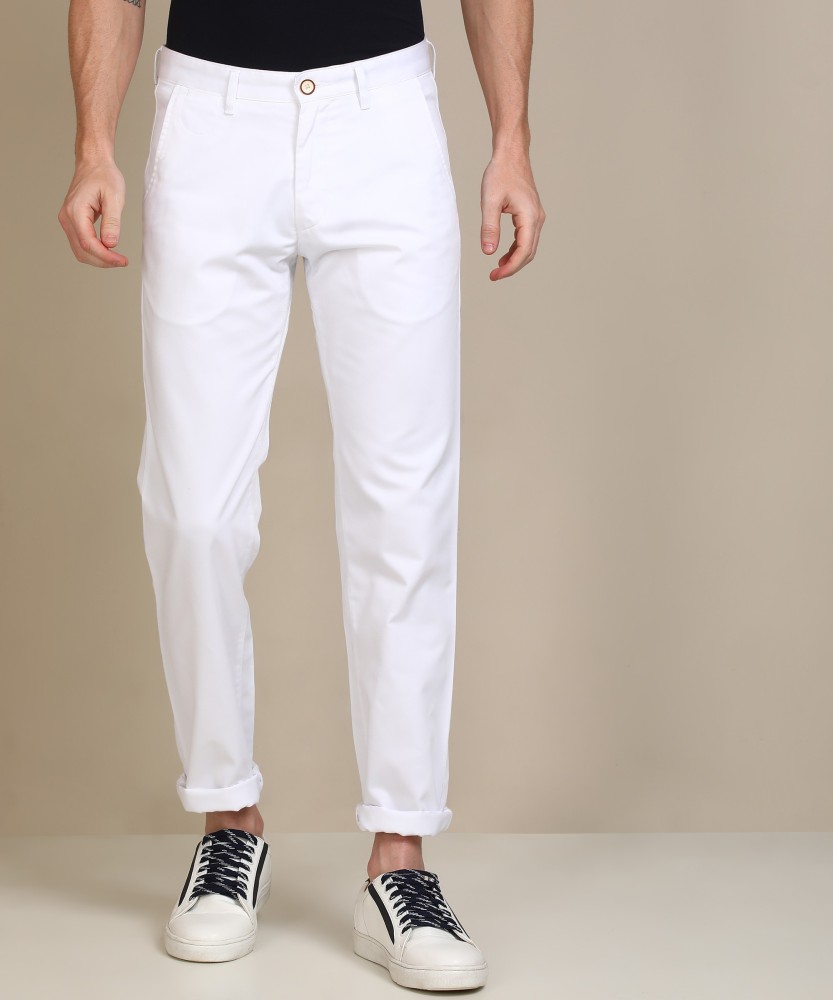 Buy Men Beige Solid Regular Fit Trousers Online  173079  Peter England