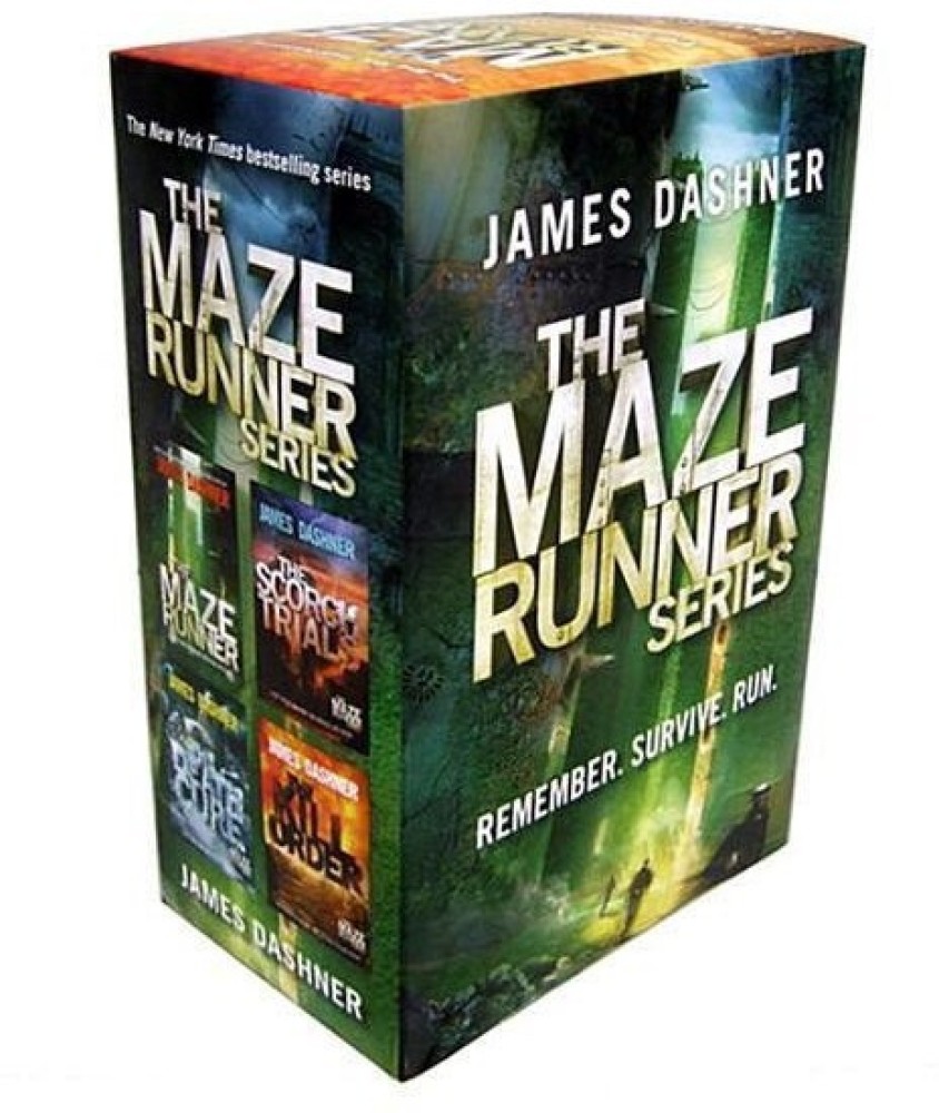 The Maze Runner 4 Book Boxed Set Series Books James Dashner Complete  Collection