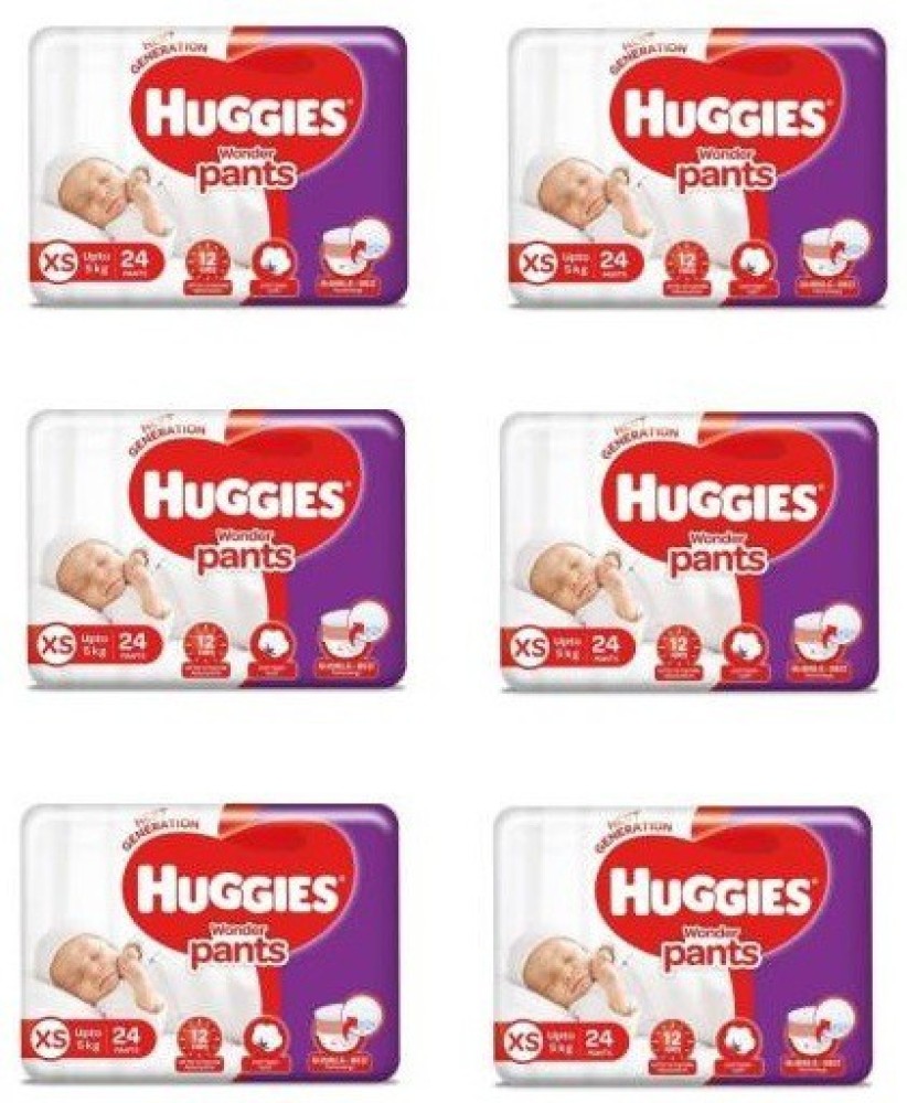Buy Huggies Wonder Pants M (7 - 12 kg) Pack Of 54 Online | Flipkart Health+  (SastaSundar)