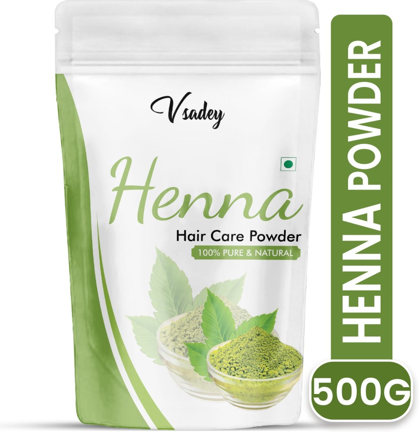 vsadey Ayurveda 100 Organic Henna Mehndi Powder Hair Color 500GM  Pack of  1  Price in India Buy vsadey Ayurveda 100 Organic Henna Mehndi Powder  Hair Color 500GM  Pack of