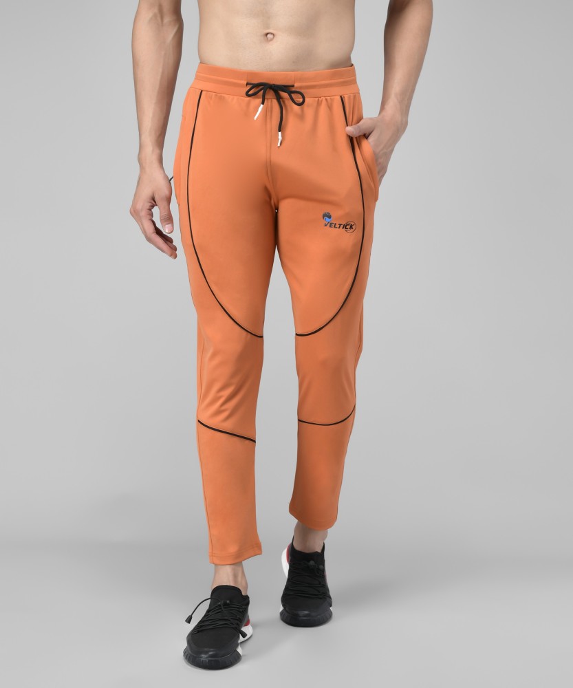Buy Men Solid Regular Fit Orange Track Pants Online  812967  Allen Solly
